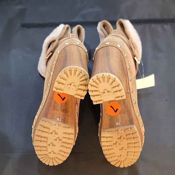 BRAND NEW GUESS DAMINA BLOCK HEEL PLATFORM BOOTS - Picture 13 of 16